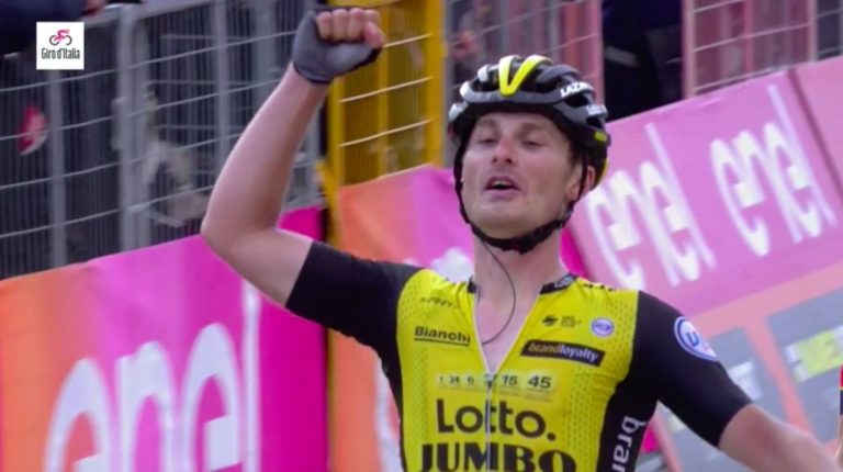 Battaglin da Lotto Jumbo vence 5ª etapa do Giro