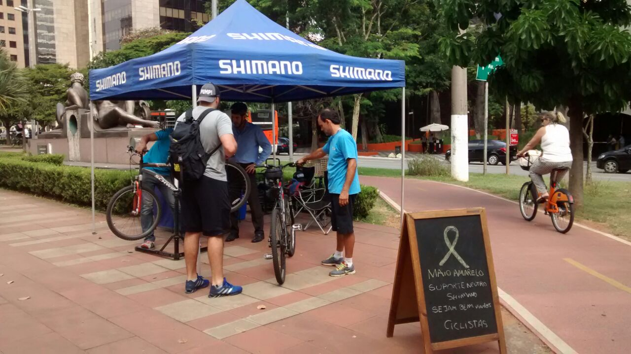 Maio Amarelo, Suporte neutro aos usuários das Ciclovias da Faria Lima e Paulista