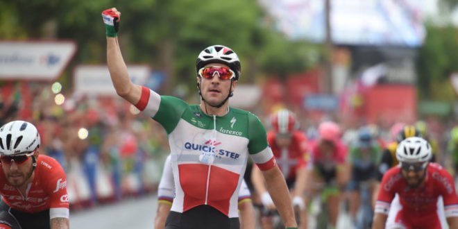 Elia Viviani venceu sprint na Vuelta em dia que ex-Funvic brilhou!