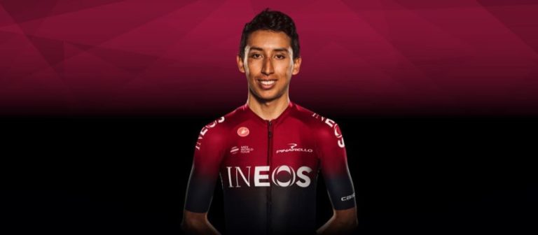 Egan Bernal fora do Giro! Colombiano sofreu acidente e quebrou a clavícula!