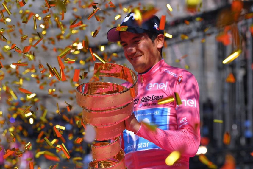 Richard Carapaz vencedor do Giro 2019 | Foto RCS