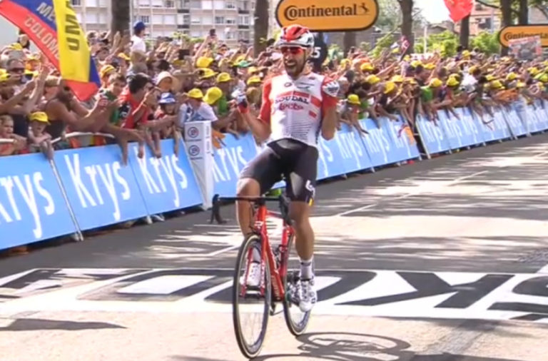 Thomas De Gendt vence escapado e Alaphilippe retoma camisa amarela no Tour de France