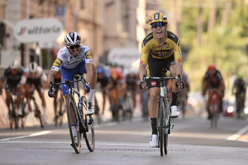 Wout Van Aert vence Milano Sanremo 2020 | Foto RCS