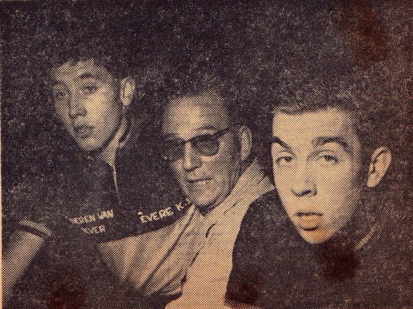 Eddy Merckx, Félicien Vervaecke e Patrick Sercu em 1962