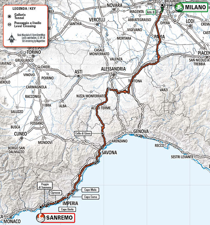 Rota Milano Sanremo 2021 | Arte RCS