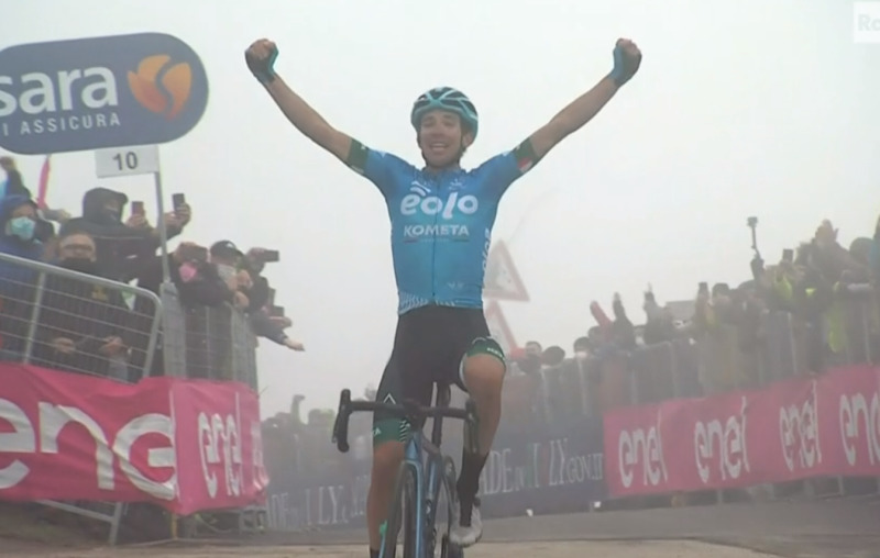 Lorenzo Fortunato vence Etapa do Giro 2021 no Monte Zoncolan | RCS Giro Italia| Pelote ciclismo