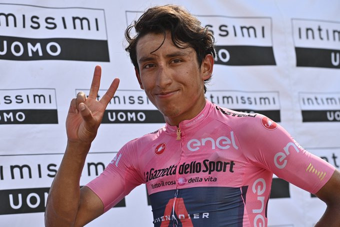 Egan Bernal, vencedor do Giro 2021 | Foto RCS