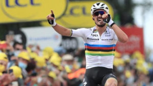 Julian Alaphilippe vence no Tour de France 2021 | Foto A.S.O.