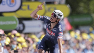 Mathieu Van der Poel vence no Tour de France | Foto Stéphane Mahe