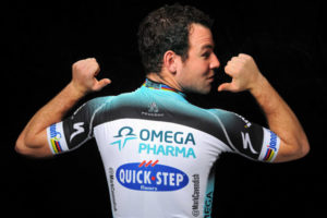 Mark Cavendish revela uniforme da Quick Step Omega Pharma | Foto Divulgação