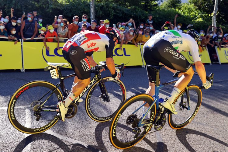 Caleb Ewan e Sam Bennett no Tour de France 2020 | Foto A.S.O.