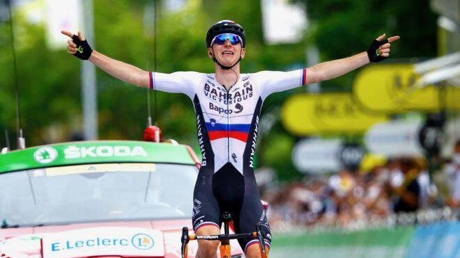 Matej Mohoric vence no Tour de France 2021 | Foto A.S.O.