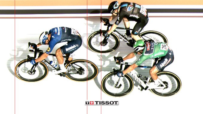 Fabio JAkobsen vence na Vuelta | Foto Tissot Timing
