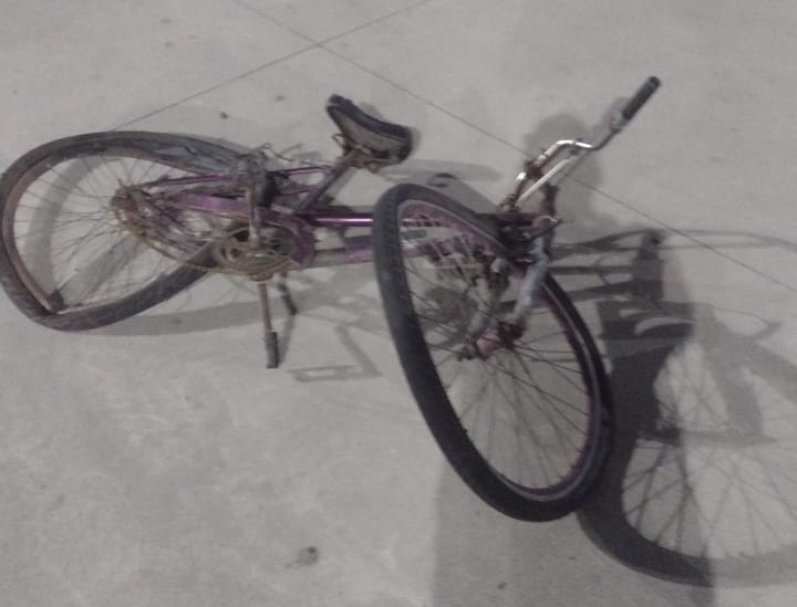 Bicicleta do entregador morto por jogador do Flamengo | Foto Reprodução Redes Sociais