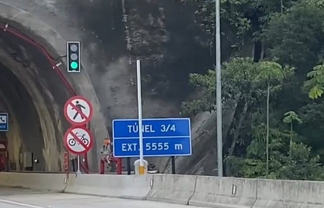Maior Túnel da América Latina é proibido a ciclistas | Foto Governo de SP.