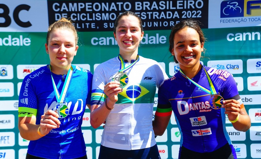 Pódio Sub-23 Campeonato Brasileiro de Ciclismo | Foto Luis Claudio Antunes - CBC