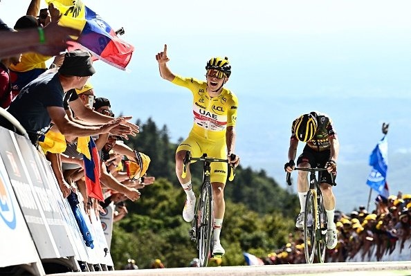 Tadej Pogacar vence no Tour de France | Foto @Belga