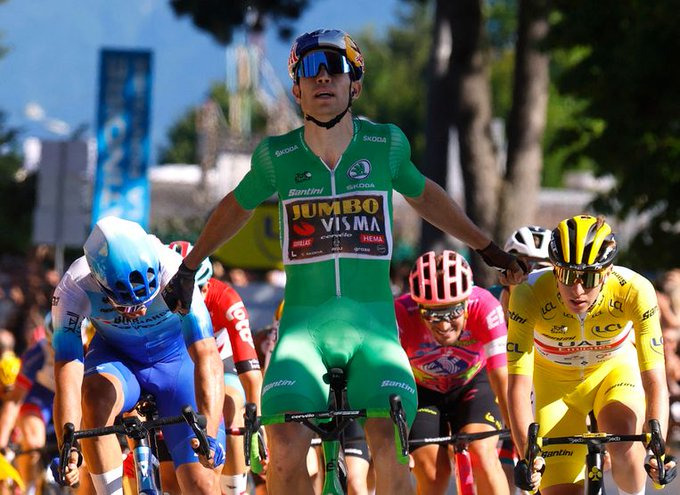 Wout van Aert vence no Tour de France | Foto @Reuters