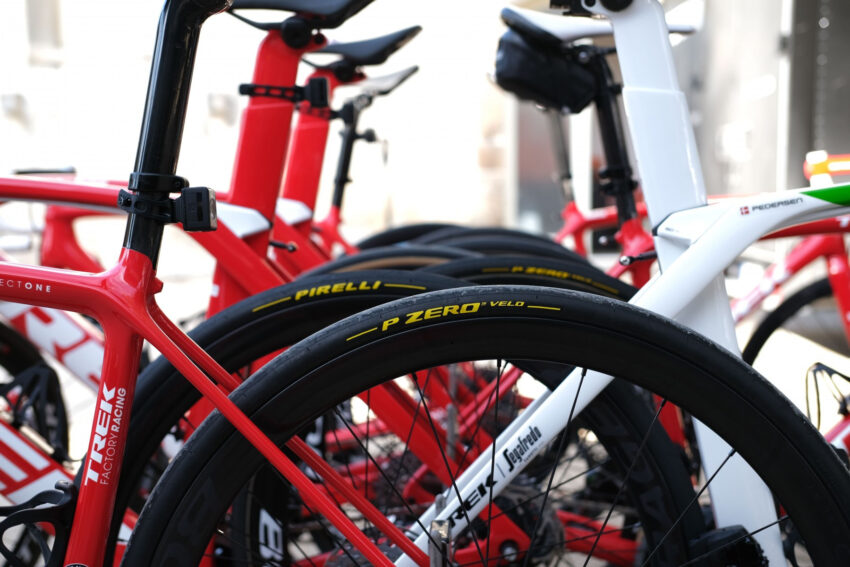 Pirelli é fornecedora de pneus para a equipe Trek Segafredo