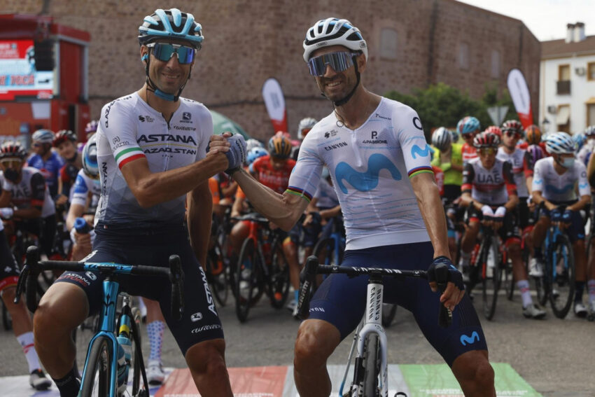 Vincenzo Nibali e Alejandro Valverde