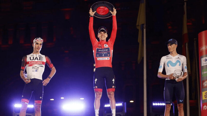 Pódio da Vuelta 2022 | Foto Reuters
