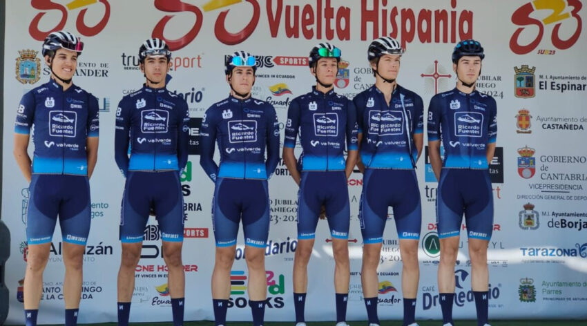 Ciclistas da equipe Valverde