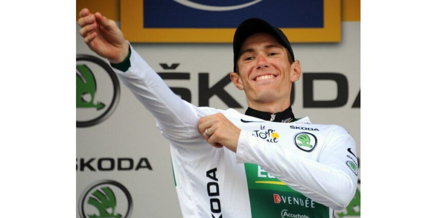 Pierre Rolland, camisa branca do Tour de France 2011 | Foto AFP