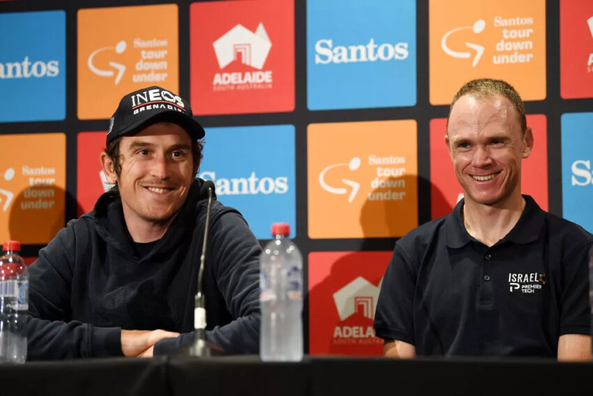 Geraint Thomas e Chris Froome | Foto Tim de Waele - Getty