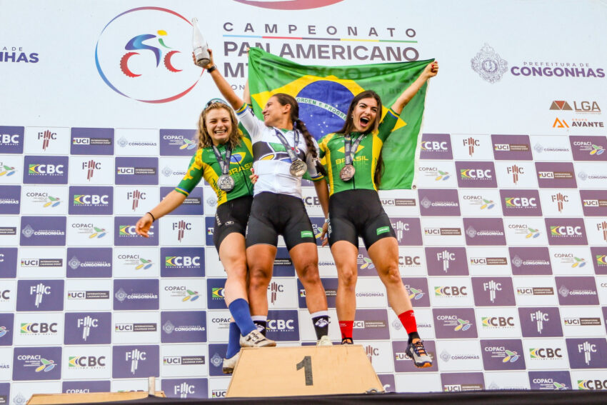 Domínio brasileiro no XCE | Foto CBC Ciclismo