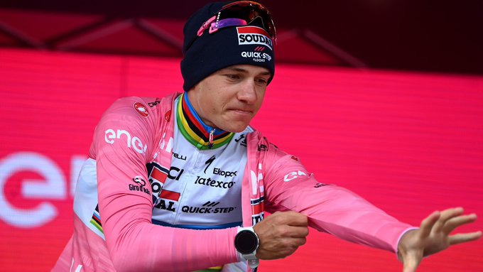 Remco Evenepoel durante o Giro d'Italia | Foto Getty Images