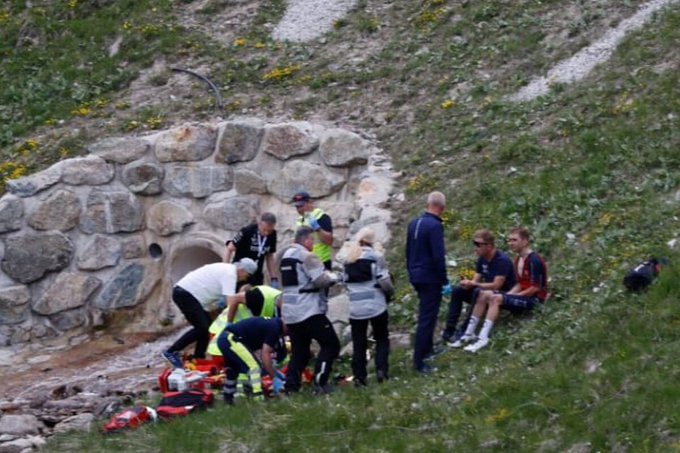 Ciclistas sofrem grave acidente no Tour de Suisse