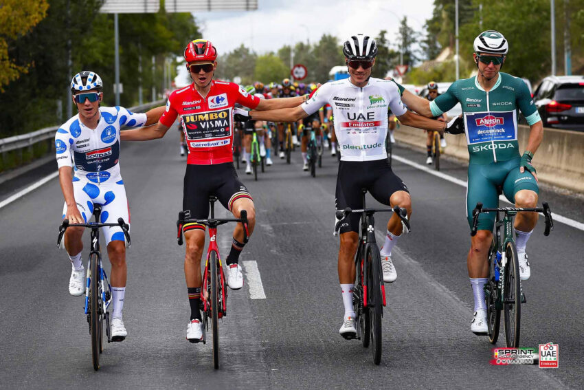 Evenepoel, Kuss, Ayuso e Groves, vencedores da Vuelta 2023 em Madrid