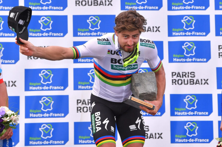 Peter Sagan vencedor da Paris Roubaix 2018 | Foto A.S.O.
