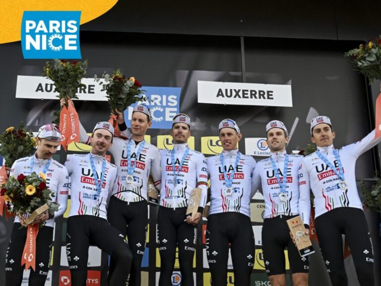 UAE vence em dia de problemas para Evenepoel na Paris Nice