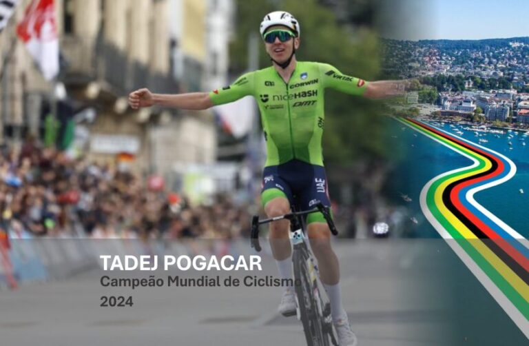 A tríplice coroa do ciclismo tem dono! Pogacar é campeão mundial de ciclismo